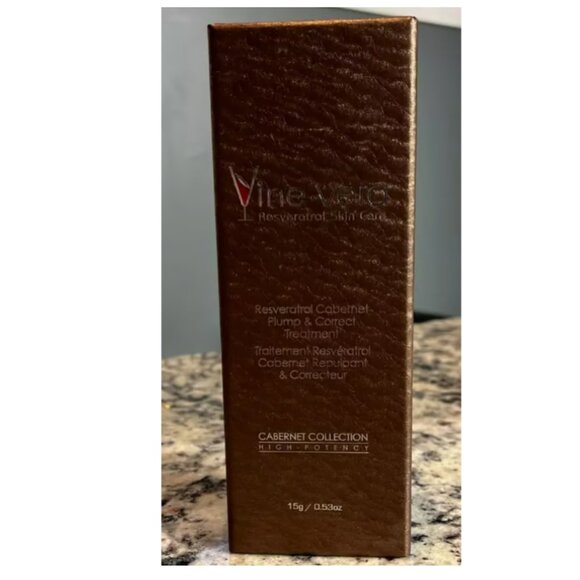 Vine Vera Resveratrol Cabernet Plump & Correct Treatment-0.53 oz/15 g-NEW-SEALED